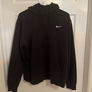 Black Nike Zip Up Hoodie
